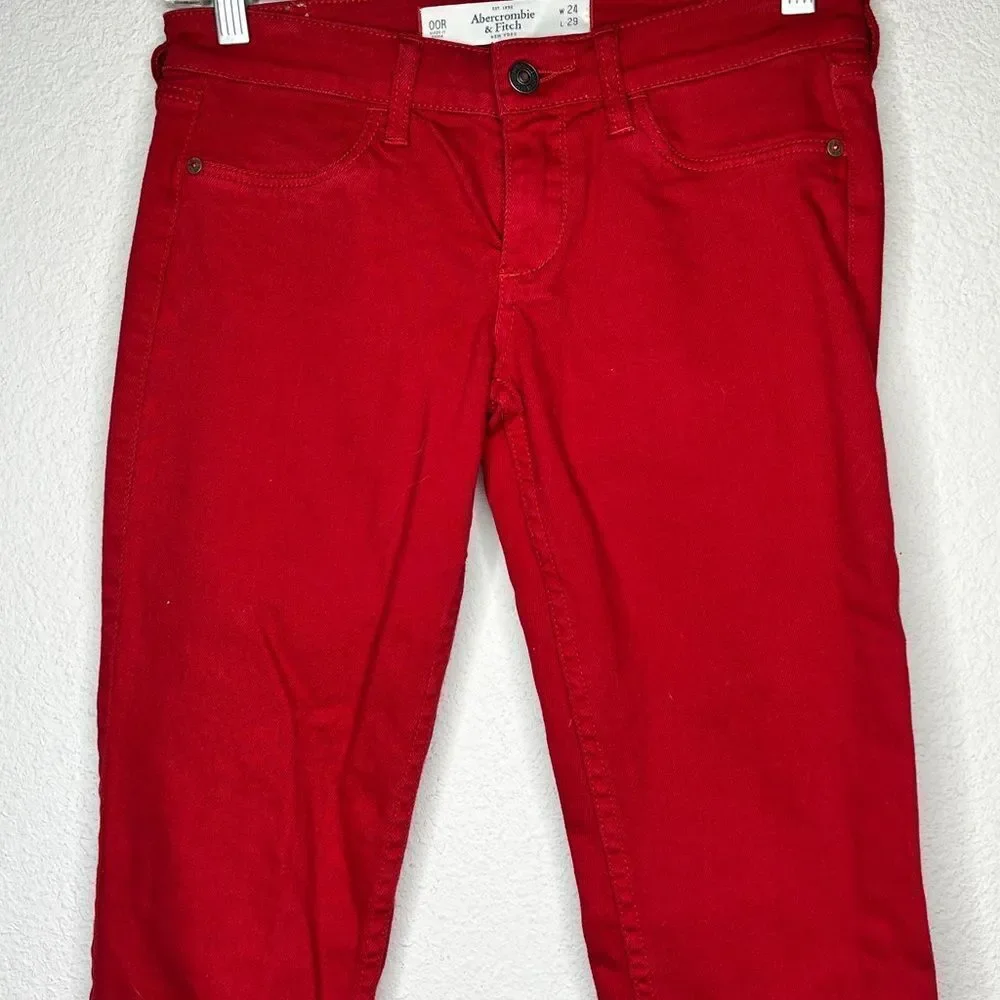 Abercrombie Red‎ Jeans